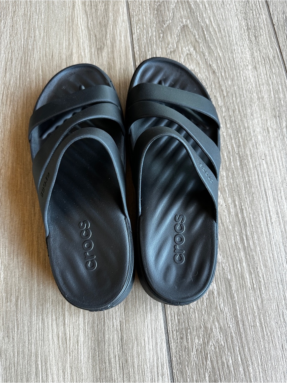 NWT Crocs Getaway Strappy Slides Sandals Size 9 - Picture 6 of 9